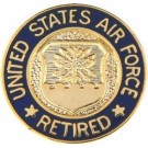 USAF Retired Small Hat Pin