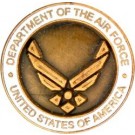 Dept of USAF Small Hat Pin