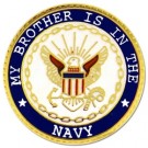 USN Brother Small Hat Pin