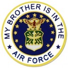 USAF Brother Small Hat Pin