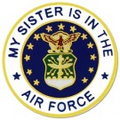 USAF Sister Small Hat Pin