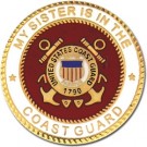 USCG Sister Small Hat Pin