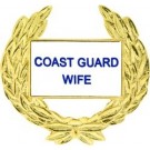 USCG Wife Small Hat Pin