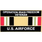 USAF Iraq Vet Small Hat Pin