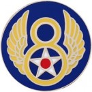 USA 8th Air Force Small Hat Pin