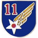 USA 11th Air Force Small Hat Pin