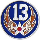 USA 13th Air Force Small Hat Pin