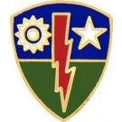USA 75th Inf Bde Small Hat Pin