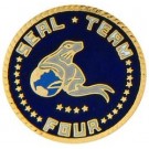 USN Seal Team 4 Small Hat Pin