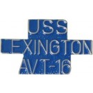 USN USS Lexington Small Hat Pin