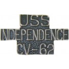 USN USS Independence Small Hat Pin