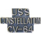 USN USS Constellation Small Hat Pin