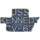 USN USS JFK Small Hat Pin
