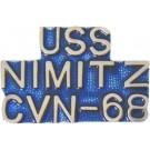 USN USS Nimitz Small Hat Pin
