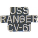 USN USS Ranger Small Hat Pin