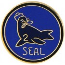 USN Seal Team 2 Small Hat Pin