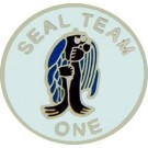 USN Seal Team 1 Small Hat Pin