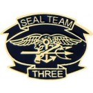 USN Seal Team 3 Small Hat Pin