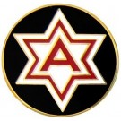 USA 6th Army Small Hat Pin