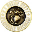 USMC Hon Disch Small Hat Pin