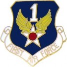 USAF 1st Air Force Small Hat Pin