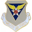 USAF 12th Air Force Small Hat Pin