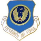 USAF 15th Air Force Small Hat Pin