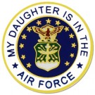 USAF Daughter Small Hat Pin