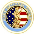 USA National Guard Large Hat Pin