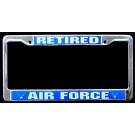 Air Force Retired License Plate Frame