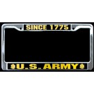 US Army  Since 1775  License Plate Frame