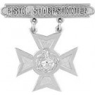 Pistol Sharpshooter Pins/USMC Qual Badge