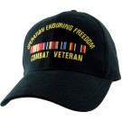 Operation Enduring Freedom Combat Veteran Embroidered Cap