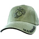 US Marines Cap with Globe and Anchor Logo