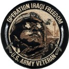 Operation Iraqi Freedom US Army Veteran Patch