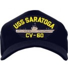USS Saratoga CV-60 Cap