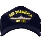 USS Shangri-La CV-38 Cap