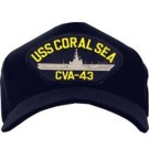 USS Coral Sea CVA-43 Cap