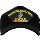 Once a Marine Always a Marine Semper Fi Vietnam Cap