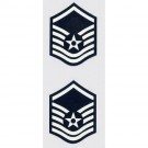 USAF E-7 Mst. Sgt. 2 pc. Decal