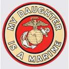 My Daughter is a Marine Decal