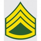 U.S. Army E-6 Staff Sgt. Decal