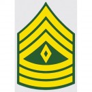 U.S. Army E-8 1st Sgt. Decal