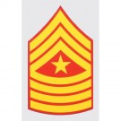 USMC E-9 Sgt. Major Decal