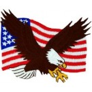 US Flag & Eagle Patch/Small