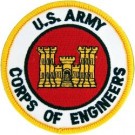 USA Corps of Eng Patch/Small