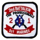 2nd Bn 1st Marine Patch/Small