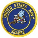 USN Seabee Patch/Small
