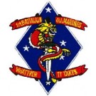 1st Bn 4th Marine Patch/Small