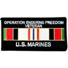USMC Afghanistan Vet Patch/Small